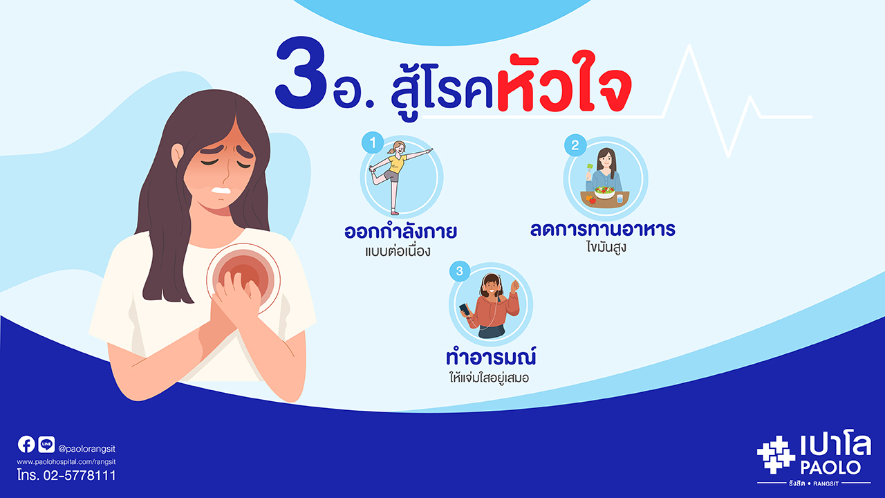 3 อ. สู้โรคหัวใจ